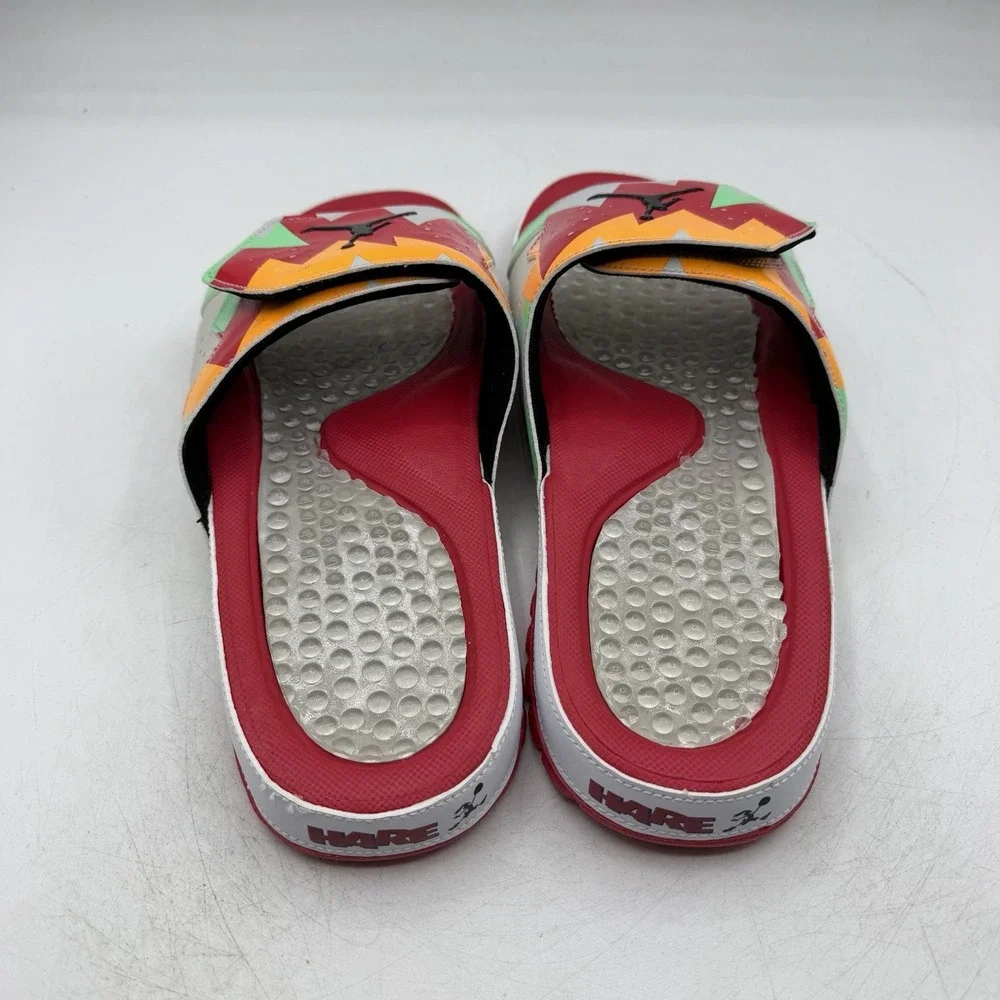 Air Jordan Hydro VII Sweater 7 Retro HARE Slides Mens Sz 13 Sandals 705467-105